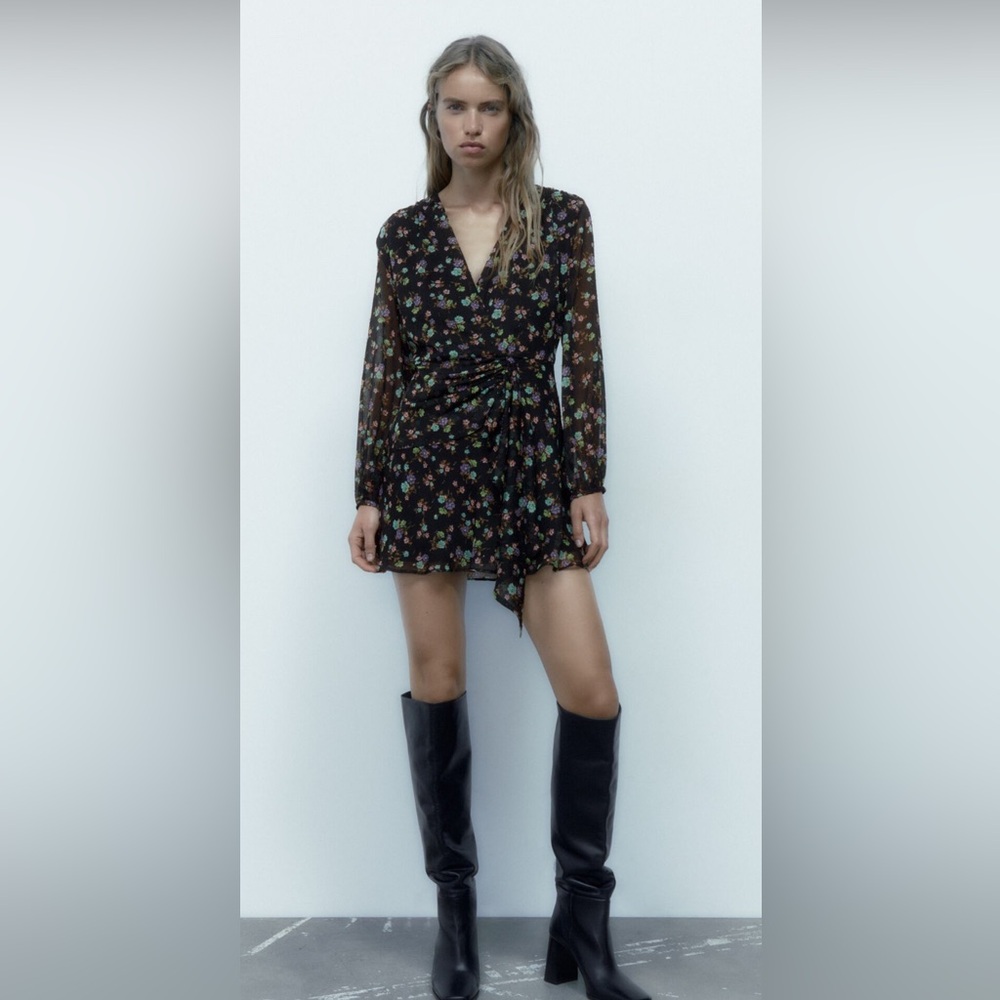 Zara - Floral Dress